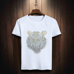 เสื้อยืดพิมพ์ลายกากเพชร คุณภาพสูง แฟชั่นใหม่ ขายดีที่สุด ผลิตตามสั่ง ผ้าฝ้าย 100% ระบายอากาศได้ดี พร้อมจำหน่าย รับผลิตแบบ OEM - Product Image 6