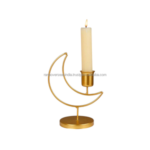 Bougeoir en métal en fer avec motif de lune à prix compétitif, très demandé pour les fêtes de Noël et les événements spéciaux du fournisseur - Product Image 6