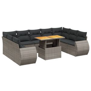 Conjunto de sofá de jardín gris - Product Image 2