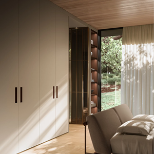 Armario Extensible Moderno Personalizado JY Project para Dormitorio, Vestidor, Armario Empotrado de Lujo con Puerta Corredera de Madera - Product Image 3