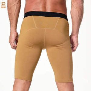 Custom Logo Design Mid Canvas <b>Men</b> Running <b>Compression</b> <b>Shorts</b> Low MOQ Wholesale New Arrival Made Pakistan Quick Dry Eco-Friendly - Product Image 3