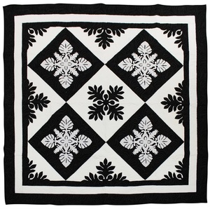 Couvre-lits hawaïens vintage élégants et faits main, 100 % coton, écologiques, brodés, rafraîchissants, toutes saisons, taille personnalisée - Product Image 4