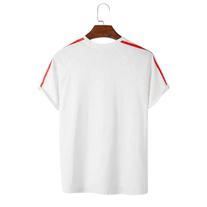 Camiseta de Hombre Negra 100% Algodón Estampada, Manga Corta, Cuello Redondo, Corte Regular, Informal, Transpirable, Tejido de Punto Ecológico - Product Image 3