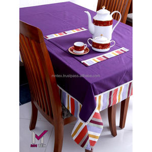 <b>Washable</b> Cotton <b>Tablecloth</b> Rectangle Yarn Dyed Printed Cloth for Home Restaurant Hotel Banquet & Party Setup - Product Image 4