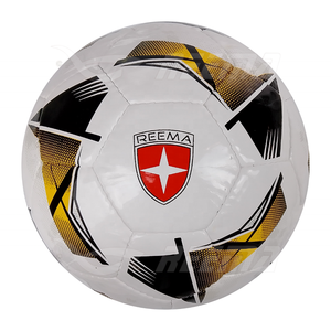 Balón de fútbol de PVC cosido a mano barato de alta calidad hecho a medida para sesiones de entrenamiento de gama baja planificadas por Reema Technologies. - Product Image 2