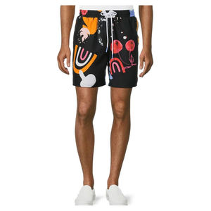 Double <b>Layer</b> Polyester with Solid Top Print High Quality Custom Men's Full Print Graphic Sublimation Basketball Mesh Shorts - Product Image 2