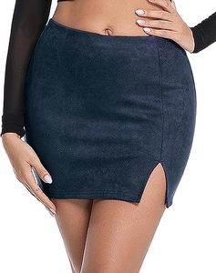 Minifalda de Cuero Genuino para Mujer, Calidad Premium, Cintura Alta, Cierre de Cremallera, Diseño Personalizado, Proveedor de Ropa al por Mayor OEM ODM - Product Image 1