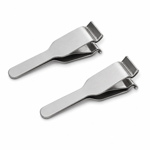 Single <b>Clamps</b> Frameless Packaged in Pairs Artery Vein Sizes 0.4-1mm 0.6-1.5mm 1-2.25mm Black ZETOMEDPRO - Product Image 1