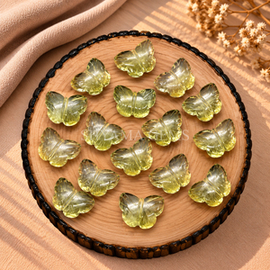 Lemon Quartz <b>Butterfly</b> Shape 13mm Faceted Gemstone <b>Beads</b> for Jewelry Making Wholesale Loose Stone <b>Beads</b> Craft Supplies - Product Image 6