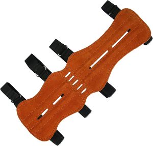 Protège-bras réglable en cuir suédé de vache, taille personnalisable, conception durable et flexible, équipement de tir à l'arc - Product Image 6