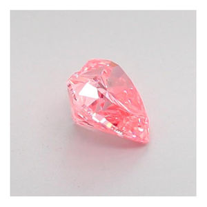 Diamante Cultivado en Laboratorio en Forma de Corazón de 0.54ct, Color Rosa Intenso, Claridad VVS2 - Product Image 2