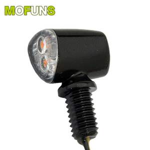 Clignotant LED durable 12V DC pour moto Système d'éclairage en métal clignotant ambre - Product Image 2