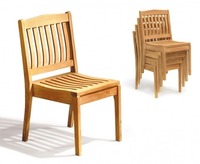 Chaises de restaurant au design moderne, pour l'extérieur et la chambre, en teck de haute qualité, souples, durables, prix économique