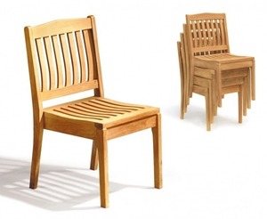 Chaises de restaurant au design moderne, pour l'extérieur et la chambre, en teck de haute qualité, souples, durables, prix économique - Product Image 4