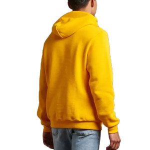 Sweat à capuche épais pour homme en coton 100% uni, 500 g/m², avec logo personnalisé imprimé, épaules tombantes - Product Image 3
