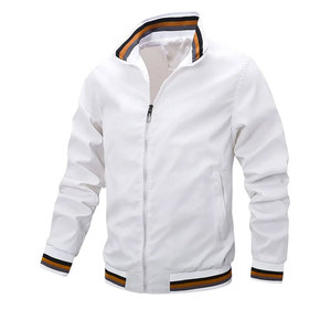 Chaqueta Bomber Impermeable y Cortavientos para Hombre, con Capucha, Cuello Alto, Logotipo Frontal, Ajuste Delgado, de Alta Calidad, Personalizable al por Mayor, Último Modelo - Product Image 1