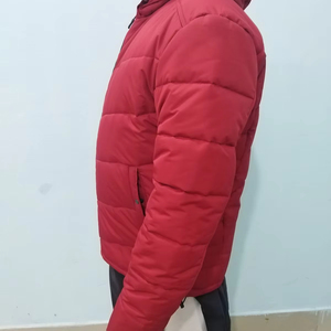 Chaqueta Acolchada Ligera de Invierno para Hombre, con Capucha, Manga Larga, Color Sólido, de Poliéster Recubierto de Lona, Aislante, Transpirable - Product Image 5