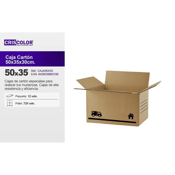 Heavy-Duty Corrugated Board Slotted Boxes Size 50x35cm Elegant Design with Offset Printing for Household Use