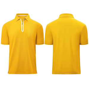 เสื้อถักลำลองผู้ชายสีเทาคุณภาพสูง ขายดี ระบายอากาศได้ดี ซับเหงื่อ แห้งไว แขนสั้น ปรับแต่งสีได้ - Product Image 4