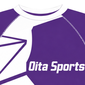 Purple White Short Sleeve Rowing Base layer Crew Neck <b>Geometric</b> Performance Training Athletic Sports Compression <b>Shirt</b> - Product Image 3