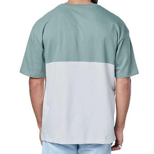 T-shirt décontracté à manches courtes et col rond pour homme, orange uni, 100 % coton peigné, écologique, respirant, séchage rapide, haute qualité, coupe ample - Product Image 3
