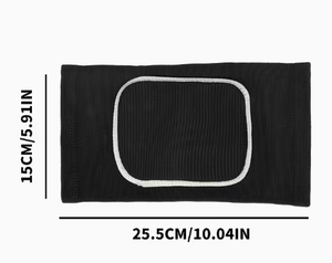 Genouillère souple et respirante Coexistence, à enfiler, pour un soutien et une protection unisexe, toutes saisons, en Spandex fin, universelle - Product Image 6