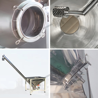 Machine de séchage de poudre d'épices de dessiccateur de vide rotatoire de traitement des aliments de double cône de rendement élevé