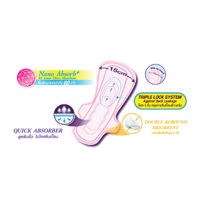 Sanita — serviette hygiénique sèche et résistante, garde d'aile, 29cm, 8 pièces - Product Image 5