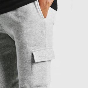 Pantalon de jogging cargo slim fit en molleton pour homme, style tactique, multi-poches, mélange de coton, pantalon de survêtement d'hiver, logo personnalisé, fournisseur OEM en gros - Product Image 5