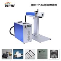 Mesin Ukir Laser Fiber Mini Desktop 20W 30W 50W 100W untuk Perhiasan Jam Tangan Emas Perak Baja Karbon Aluminium Logam