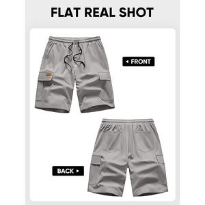Premium Quality New Arrival Lightweight Best Service Breathable Comfortable Custom Multi Pocket Casual Wear Men Cargo Shorts - Product Image 3