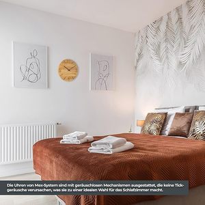 Wooden <b>Wall</b> <b>Clock</b> Cheap Price Elegant Home Decor <b>Clock</b> for Living Room <b>Bedroom</b> Office and Gift Purpose - Product Image 2