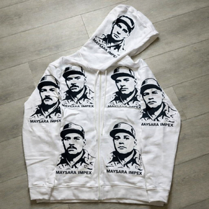 Sudadera con Capucha Unisex Personalizada de Estilo Pop Art, 100% Algodón, Felpa, Impresión Serigráfica, Diseño Sólido, OEM, ODM, Ropa Urbana - Product Image 1