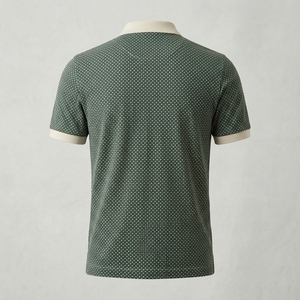 ราคาขายส่งจากผู้ผลิตปากีสถาน เสื้อผู้ชายผ้าถักกันยับ สีพื้น ระบายอากาศได้ดี ผลิตจากผ้าฝ้ายผสมโพลีเอสเตอร์ รับสั่งทำตามแบบ - Product Image 3