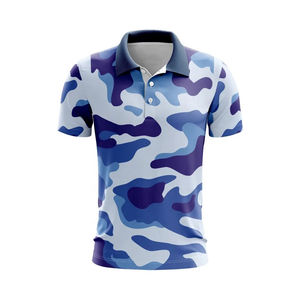 Chemise polo à manches courtes avec logo de marque brodé, design tendance, pour homme, été, haut de gamme, 100% coton, décontractée, Paul Golf T-shirt - Product Image 2
