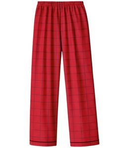 Ensemble de pyjama pour femmes à carreaux rouges personnalisés, manches longues, boutonné, vêtements de nuit en coton doux, ensemble de vêtements de détente à deux pièces, vêtements de maison - Product Image 4