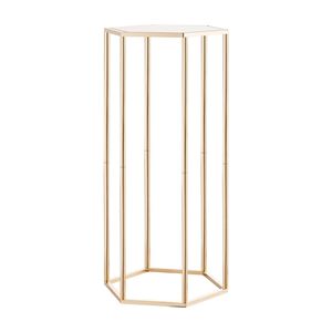 10 pièces de supports floraux hexagonaux en acrylique de 23,62 pouces pour mariages, présentoirs floraux cubiques et décorations de table - Product Image 1