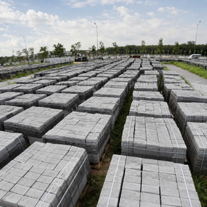 PP Plastic Double Cavity Faux Stone <b>Concrete</b> <b>Paver</b> <b>Mold</b> - Product Image 3