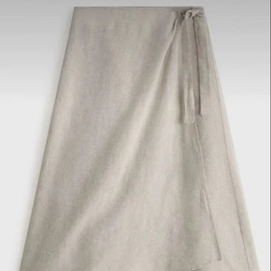 Factory Price <b>Boho</b> Wrap Maxi <b>Skirt</b> Cotton Festival <b>Skirt</b> Cream Tribal Print <b>Skirt</b> Summer Beach <b>Skirt</b> Bohemian <b>Skirt</b> - Product Image 1