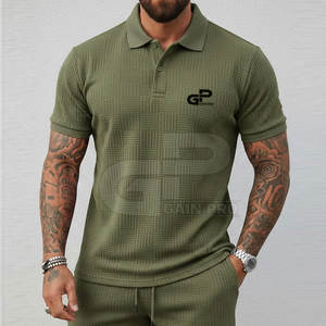 Conjunto de pantalones cortos de verano para hombre, conjunto transpirable, flexible y cómodo para gimnasio, correr, hacer ejercicio y uso informal - Product Image 2