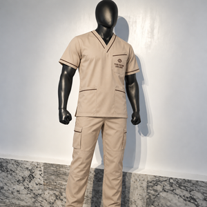 Tenue de travail professionnelle 100 % coton pour infirmières, médecins et personnel de clinique, avec poches pratiques, uniforme personnalisé, commandes en gros - Product Image 5