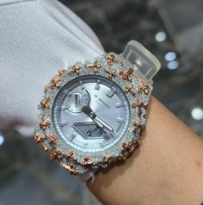Reloj Analógico de Lujo con Movimiento Mecánico de Acero Inoxidable, Diamante Moissanite VVS de Alta Calidad, Esfera de 42 mm, GPS, Alarma, Resistente al Agua - Product Image 4