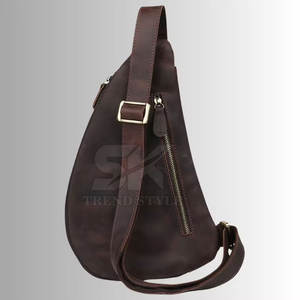 Custom New Style Crossbody Waterproof <b>Messenger</b> <b>Men</b> Leather Single Shade Sling <b>Bags</b> <b>For</b> Sale - Product Image 6