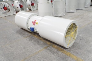 Ventilateurs industriels certifiés CE, extracteurs de fumée centrifuges Jetfan avec acier CT3 pour sous-sol Jet PL-C au Vietnam, support OBM - Product Image 2