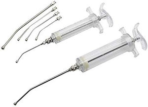 Jeringa Veterinaria Equina de Alta Calidad, Reutilizable, Ajustable y Duradera para Uso en Animales de Granja, Tamaño Estándar - Product Image 4