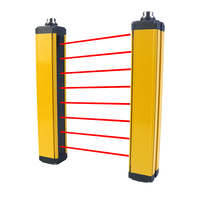 XAORI SA4S 24V DC NPN PNP 10mm/20mm/40mm paso barrera de rejilla infrarroja Industrial Sensor de cortina de luz de seguridad IP65 0,1-20m