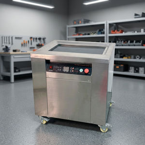 Olla de cocción lenta ultrasónica de 125L para producción en masa con calor uniforme en todo el tanque, incluye cesta de doble nivel, comercial, para cocción sous vide. - Product Image 1
