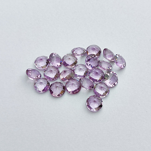 Piedras preciosas sueltas certificadas de corte redondo facetado de amatista Rosa natural de 8mm, compre al por mayor ahora a precios de mercado del fabricante de la India - Product Image 4