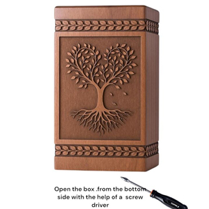 Custom Engraved Wooden Resin Urn Box: Pet/Human <b>Memorial</b> Keepsake urn <b>Memorial</b> Keepsake by AYAANS - Product Image 6