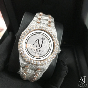 Montre mécanique automatique avec réserve de marche, bracelet en cristal de luxe, cadran rond, idéale pour cadeau et présentation - Product Image 6